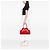 Borsa Fendi Etniko Du Jour in vernice traforata rossa Rosso - vista 6