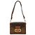 Louis Vuitton Brown Monogram Reverse Mini Dauphine Braun