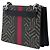 Gucci Beige GG Supreme Caleido Web Bee Crossbody - vista 2