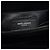 Saint Laurent College Tasche aus Lammleder in Schwarz, Chevron-Muster, Medium, monochromatisches Monogramm - Ansicht 5