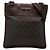 Borsa a tracolla Gucci in denim GG marrone