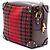Borsa a tracolla Gucci Red Houndstooth Canvas Soft Trunk Rosso - vista 2