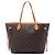 Louis Vuitton Brown Monogram Neverfull MM Marrone