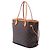 Louis Vuitton Brown Monogram Neverfull MM Marrone - vista 2