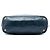 Tote convertible Prada Blue Vitello Shine con tasca frontale Blu navy - vista 3