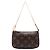 Louis Vuitton Brown Monogram Mini Pochette Accessoires Marrone