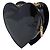Borsa a catena Saint Laurent Black Mini Patent Monogram Love Heart Nero - vista 2