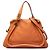 Bolso Satchel Paraty de cuero naranja tamaño Medium de Chloé
