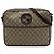 Borsa a tracolla Gucci Beige GG Supreme Interlocking G