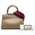 Bamboo Borsa Satchel Gucci Mini Nymphaea in vitello marrone con Web e Bambù Taupe - vista 7