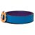 Cintura reversibile Hermès Chain d'Ancre in pelle Swift ed Epsom blu - vista 2