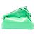 Fendi First Borsa a Tracolla in Vernice Verde Midi Verde chiaro