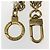 Charm per borsa Louis Vuitton Bianco Blu D'oro - vista 3