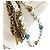 Charm per borsa Louis Vuitton Bianco Blu D'oro - vista 5