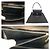 Céline Bolso de mano Celine Vintage Carriage Hardware en cuero negro - vista 6