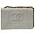 Borsa a tracolla Chanel in pelle bianca Bianco