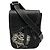 Bolso de hombro Christian Dior x Shawn Stussy Saddle Bee Pouch Negro