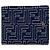 Fendi Bi-Fold Geldbörse Blau Leder und Stoff