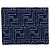 Fendi Bi-Fold Geldbörse Blau Leder und Stoff - Ansicht 2