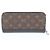Louis Vuitton Monogram Macassar Zippy Wallet Brown Black - view 2