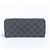 Louis Vuitton Damier Graphite Zippy Wallet Black Blue