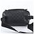 Pouch/Borsa a tracolla Louis Vuitton Damier Infini Ambrelle in pelle Nero - vista 4