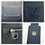 Pochette Aerogram in pelle blu Louis Vuitton - vista 3