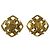 Chanel Vintage Coco Mark vergoldete Kunstperlen-Ohrringe Golden - Ansicht 2