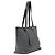 Borsa Tote Prada in pelle grigia Marrone - vista 3