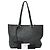 Borsa Tote Prada in pelle grigia Marrone - vista 7