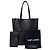 Borsa Tote Saint Laurent in pelle nera Nero - vista 8