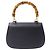 Bamboo Borsa Gucci in pelle nera e bambù Nero - vista 2