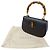 Bamboo Borsa Gucci in pelle nera e bambù Nero - vista 5