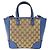 Borsa a mano/Borsa a tracolla da donna Gucci Blu Beige - vista 2