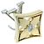 Orecchino unisex Louis Vuitton - Singolo Idylle Blossom in oro 18K - vista 2
