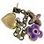 Orecchini a catena da donna Louis Vuitton con multi-charm - vista 3