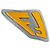 Orecchini a clip Fendi FF Series Orange Arancione - vista 3