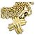 Collana Croce Signature Tiffany & Co. Unisex in Oro Giallo 18K - vista 7