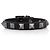 Valentino Garavani Valentino Rockstud Armband aus Kalbsleder Schwarz