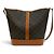 Céline Celine Triomphe Leder-Bucket Bag Braun