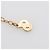 Collana con pendente logo Dior Vintage D'oro Metallico - vista 3