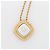 Collana con pendente logo Dior Vintage D'oro Metallico - vista 4
