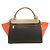 16 Céline Bolso Celine Small Trapeze de piel de becerro Roja - vista 2