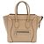 Céline Celine Luggage Micro Shopper Castaño Beige