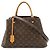 Borsa a tracolla Louis Vuitton Montaigne MM Monogram Marrone