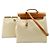 Hermès 2-Way Stoff Handtasche Mehrfarben