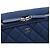 Borsa per laptop Chanel Matelassé Blu - vista 4
