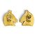 Hermès Pendientes Cheval Hermes Dorado Metálico - vista 3