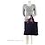 Borsa Tote Large N/S Gucci GG Canvas Web Nero - vista 5