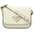 Prada Identity Logo Pochette 2-Way Braun Beige